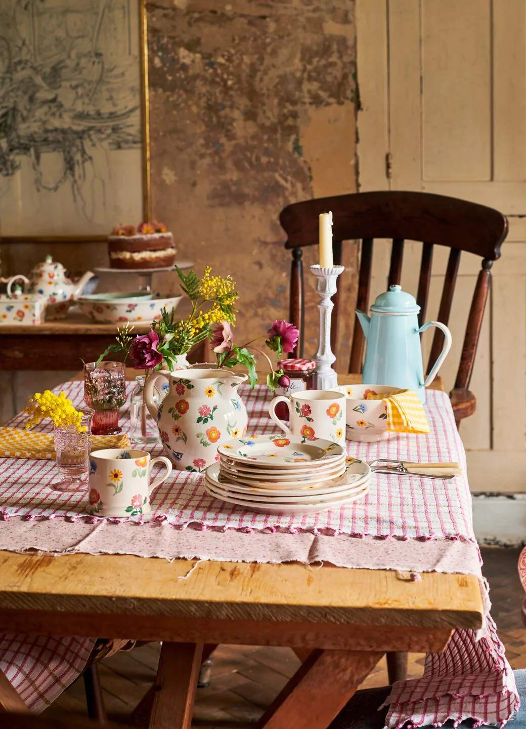 Poppies & Pinks Medium Dish - Image 5