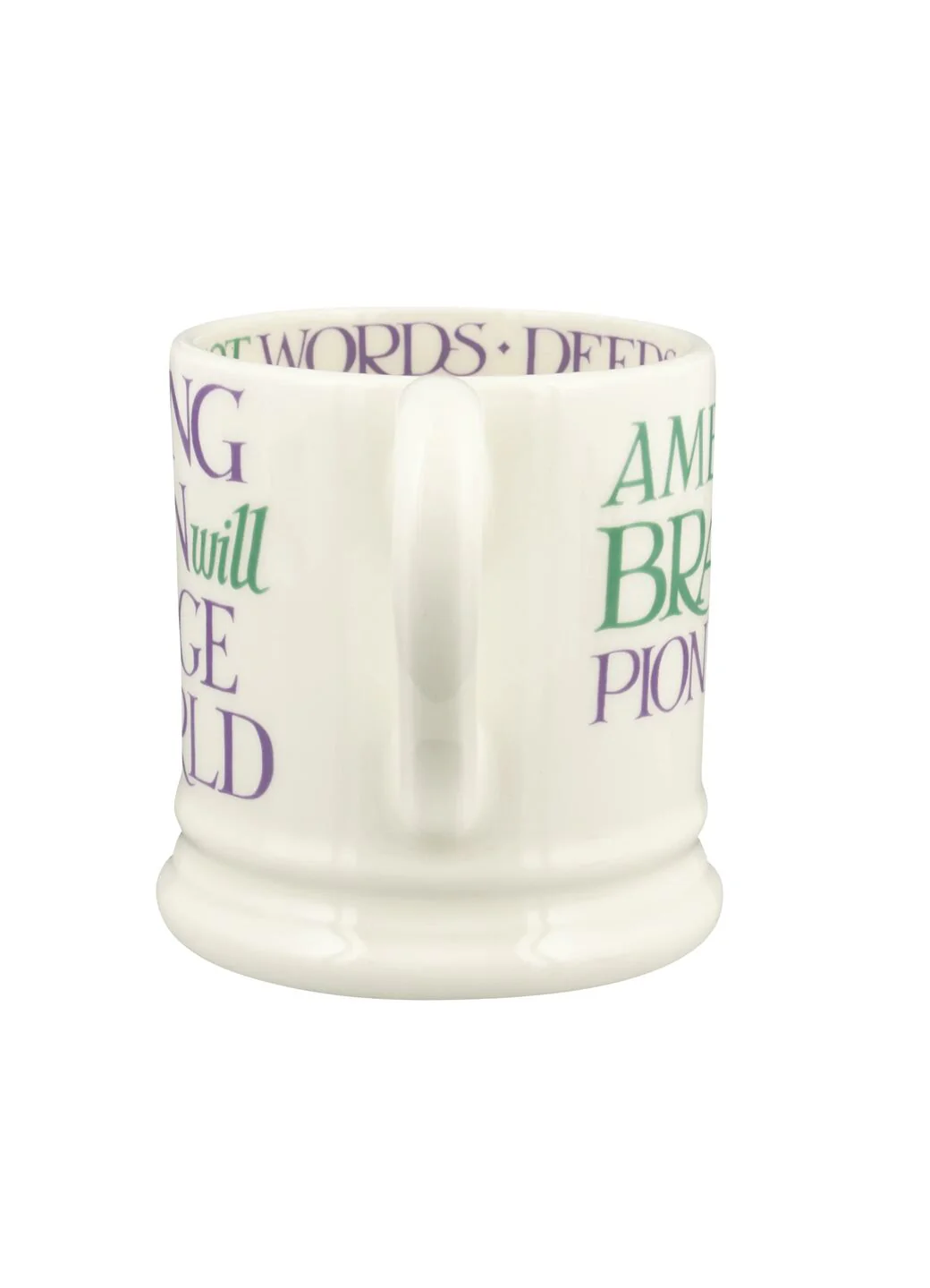 Purple Toast Change Our World 1/2 Pint Mug - Image 3