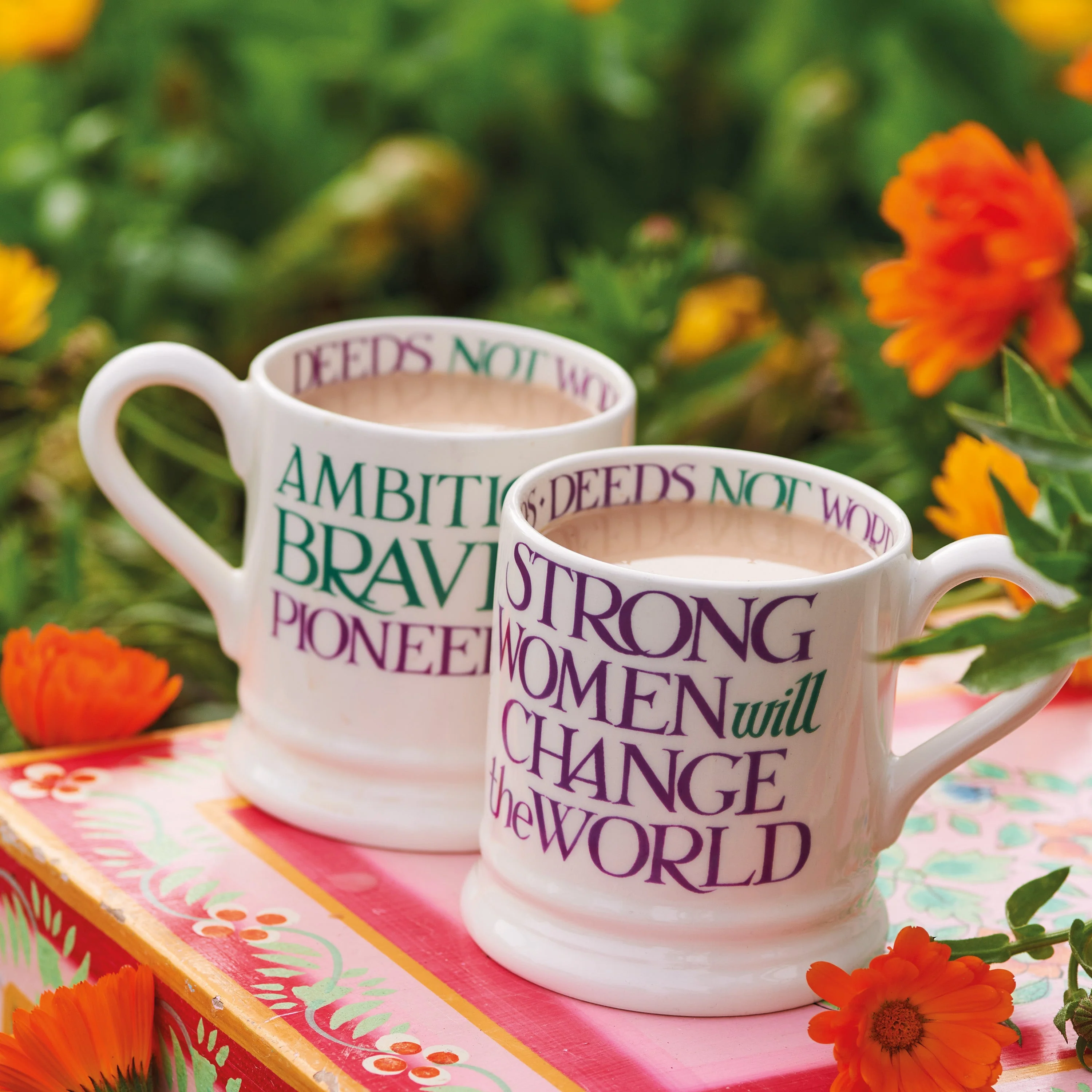 Purple Toast Change Our World 1/2 Pint Mug - Image 7