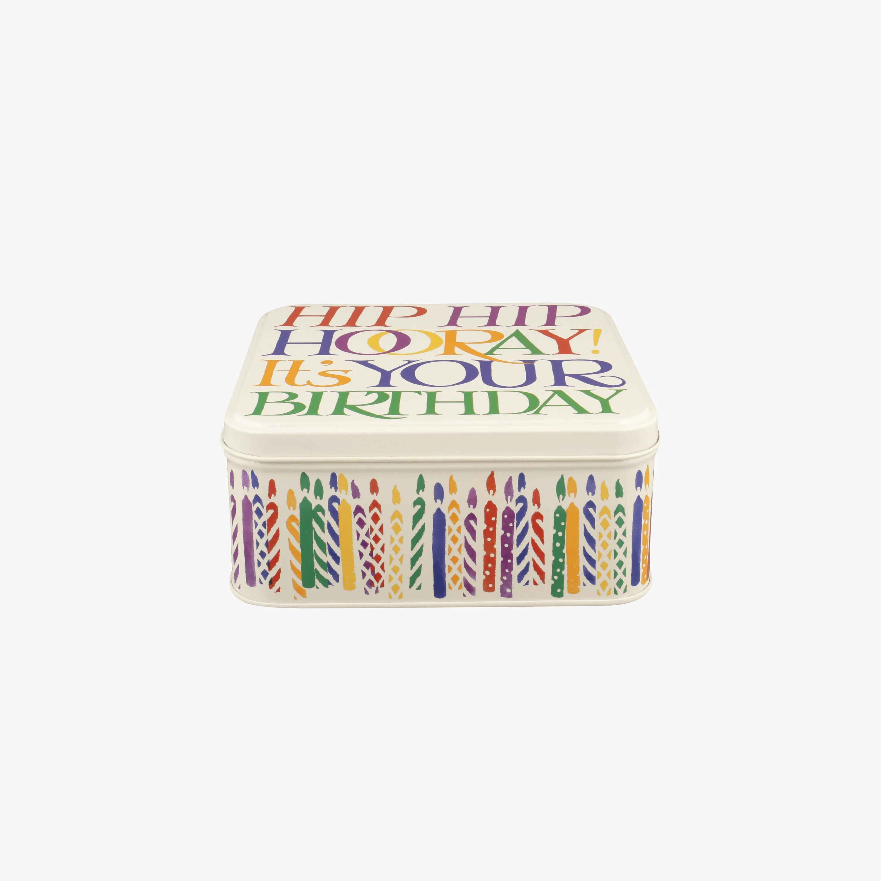 Rainbow Toast Happy Birthday Medium Square Tin - Image 2