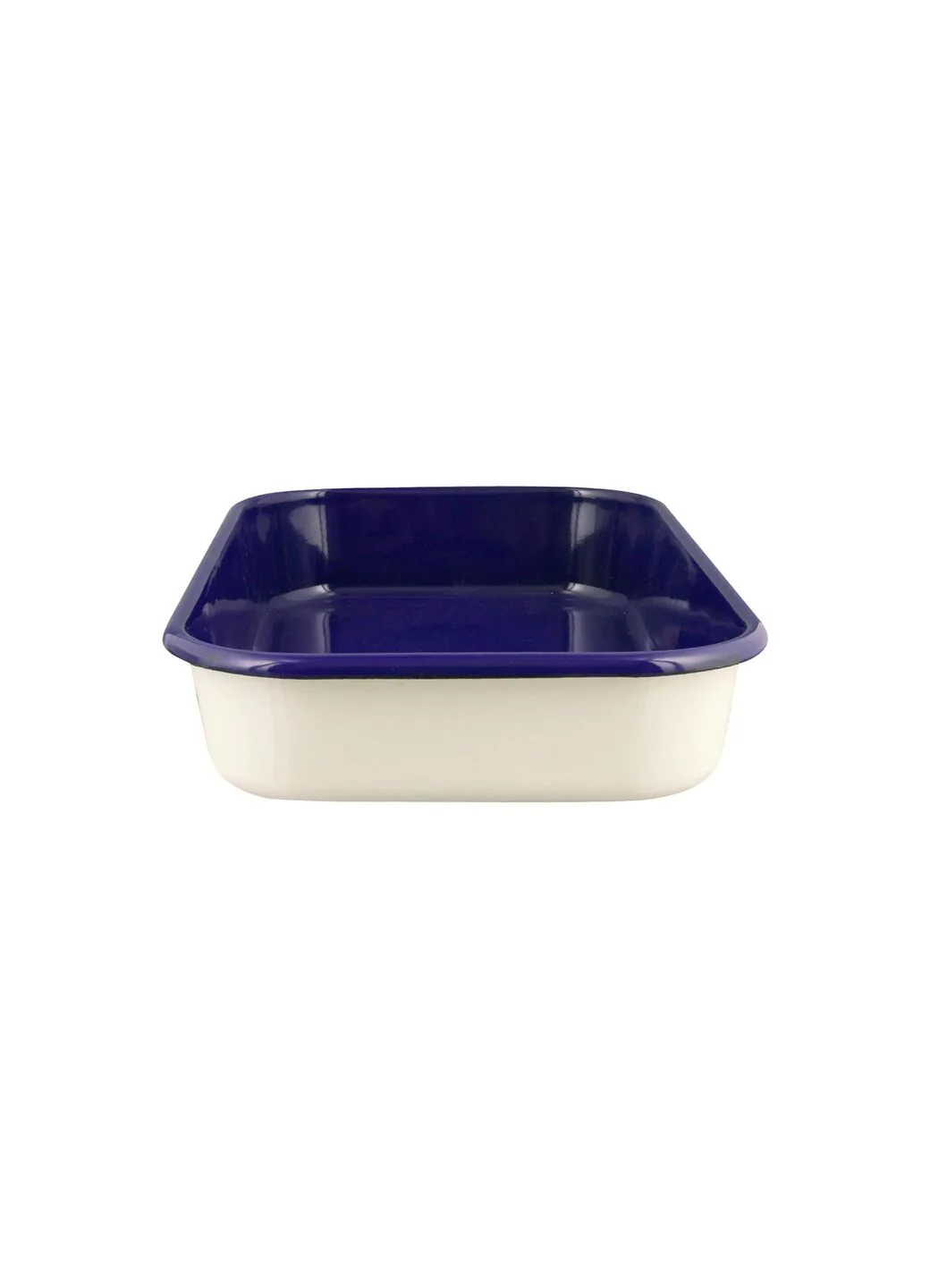 Red & Blue Toast 34Cm Enamel Roasting Tray - Image 4
