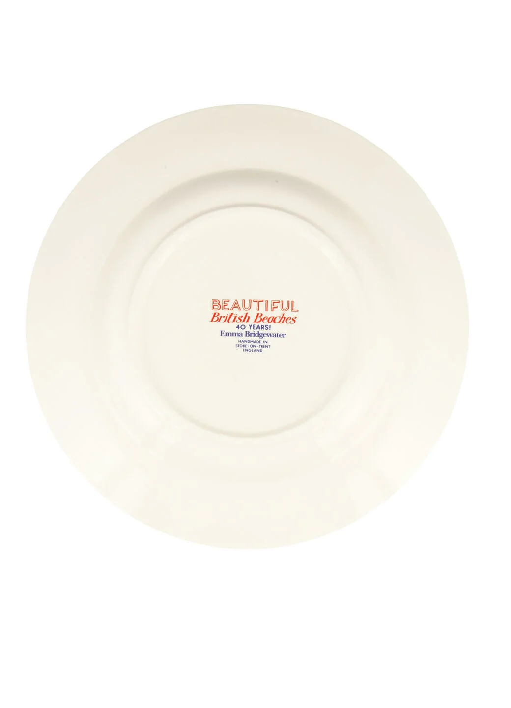 Red & Blue Toast Fish & Chips Large Dinner Plate, 10.5 Inch - Image 3