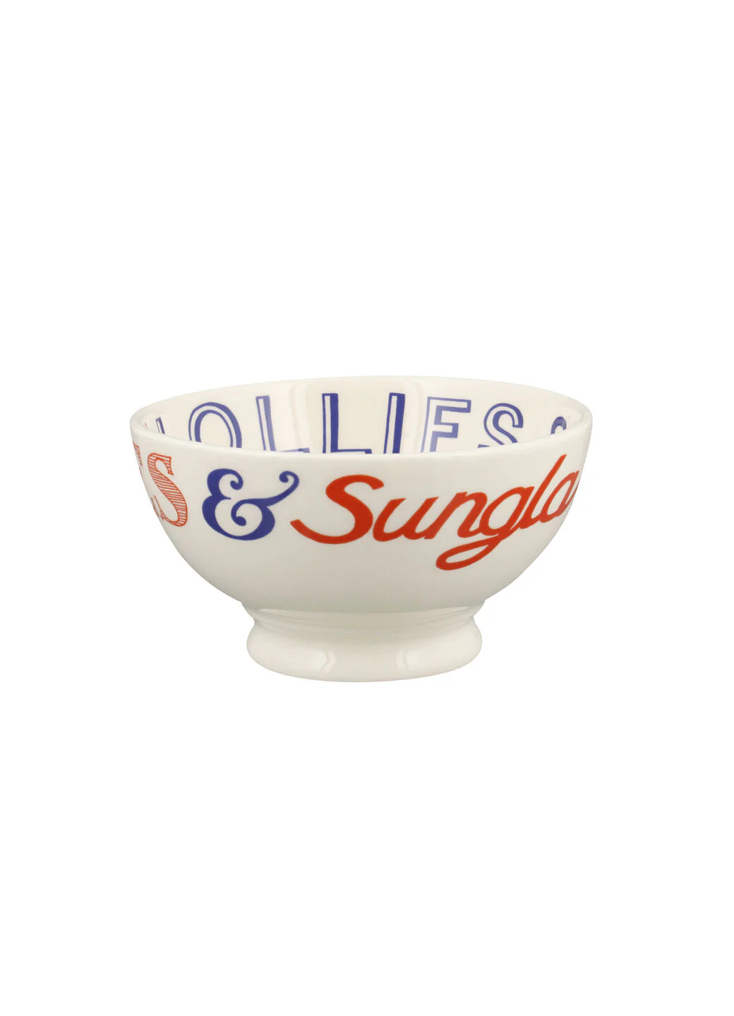 Red & Blue Toast French Bowl - Image 3