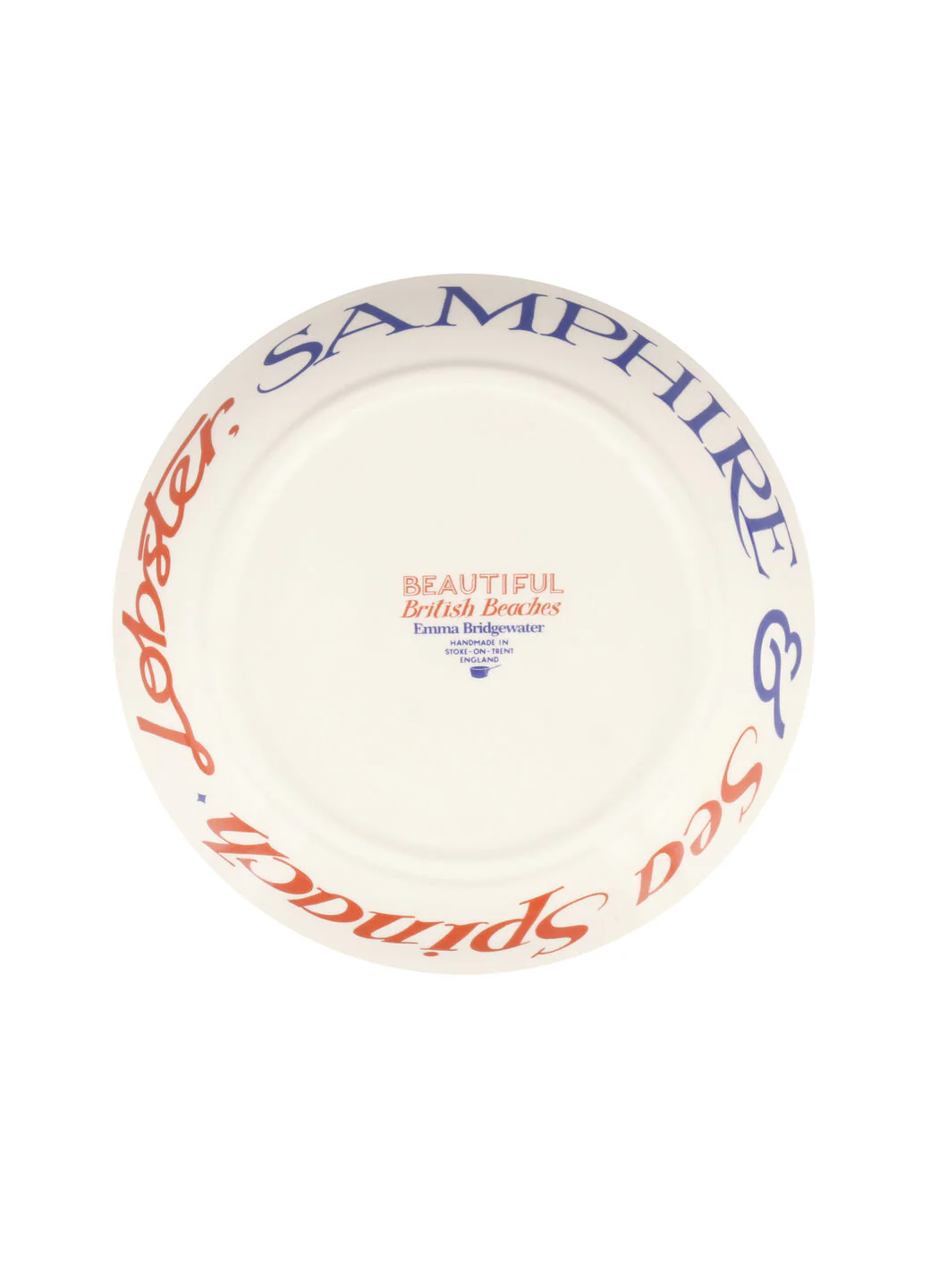 Red & Blue Toast Medium Pasta Bowl - Image 5