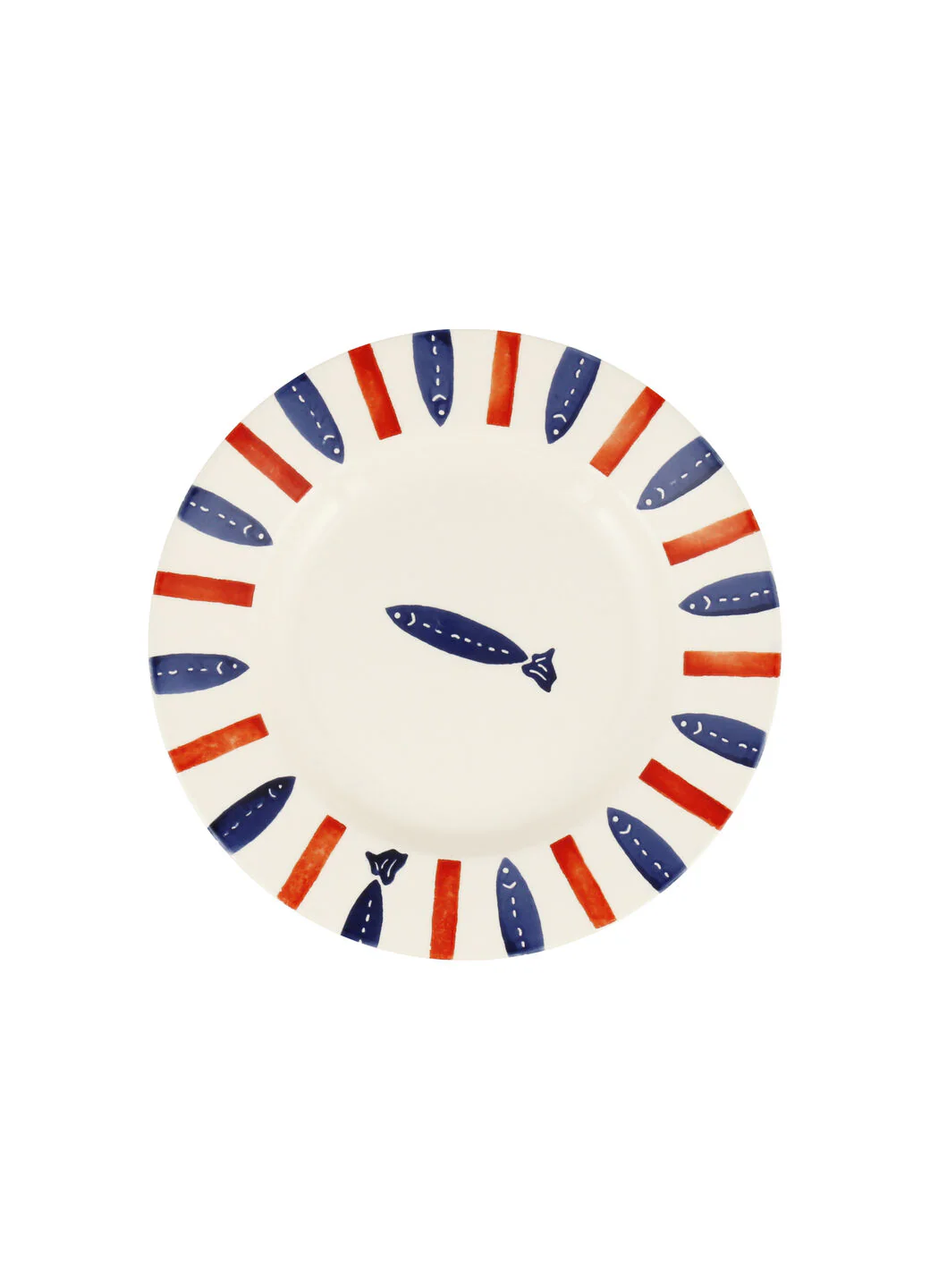 Seafood Stripe Medium Dinner Plate, 8.5 Inch - Image 2