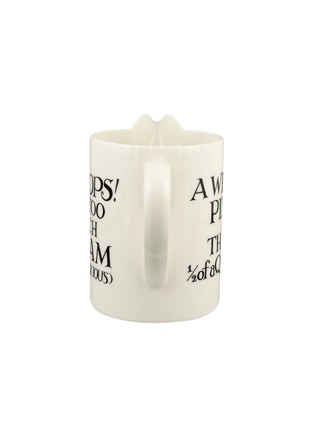 Seconds Black Toast Cream Medium Straight Jug - Image 3