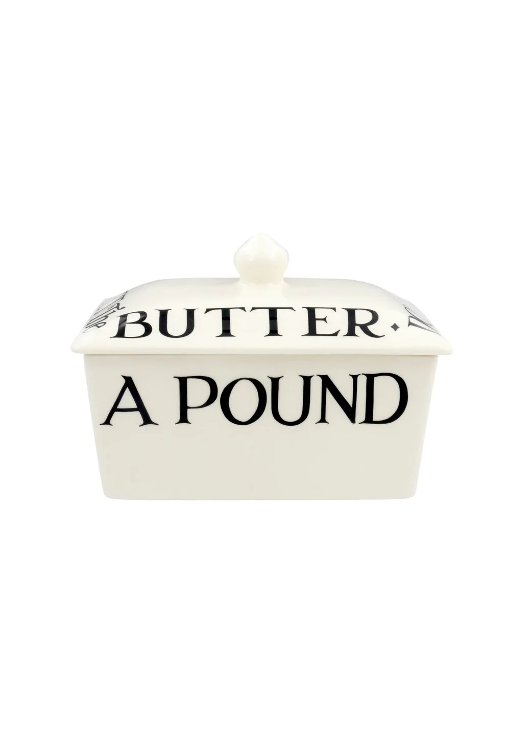 Seconds Black Toast Small Butter Dish - Image 4