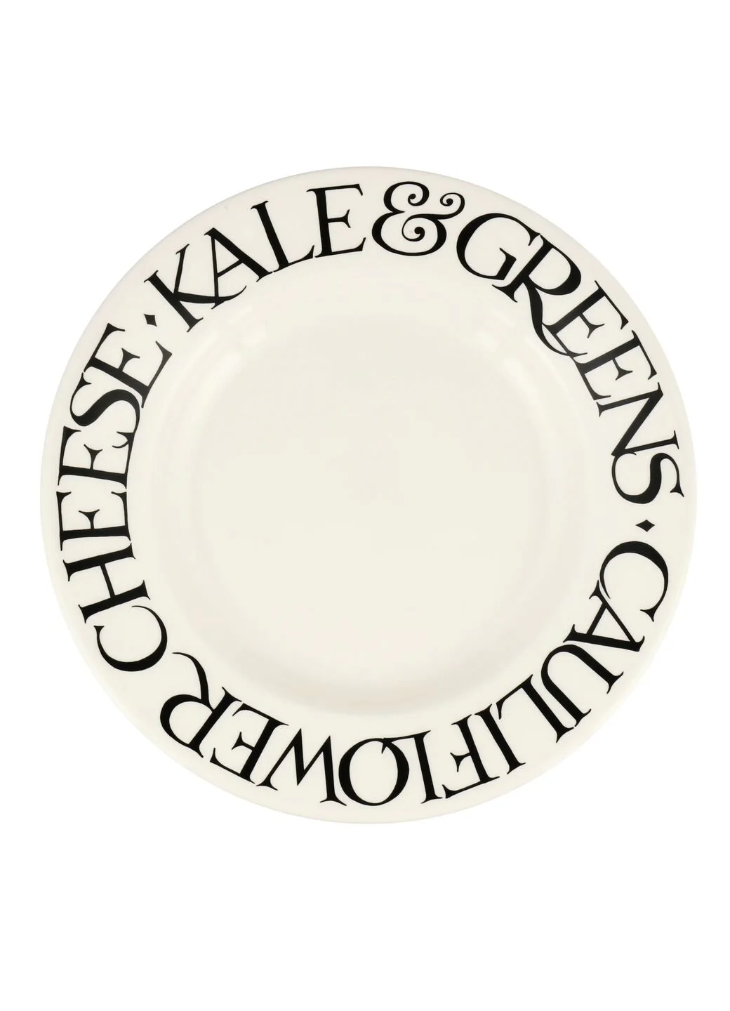 Seconds Black Toast Veggies Large Dinner Plate, 10.5 Inch - Image 2