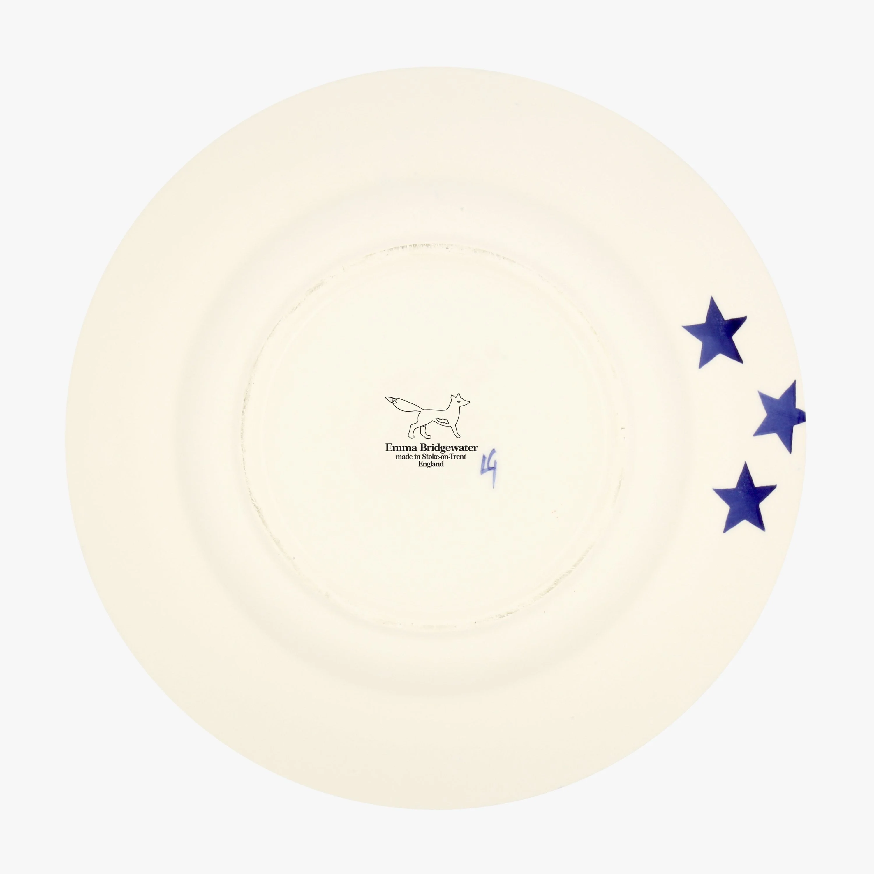 Seconds Blue Star Large Dinner Plate, 10.5 Inch - Image 3