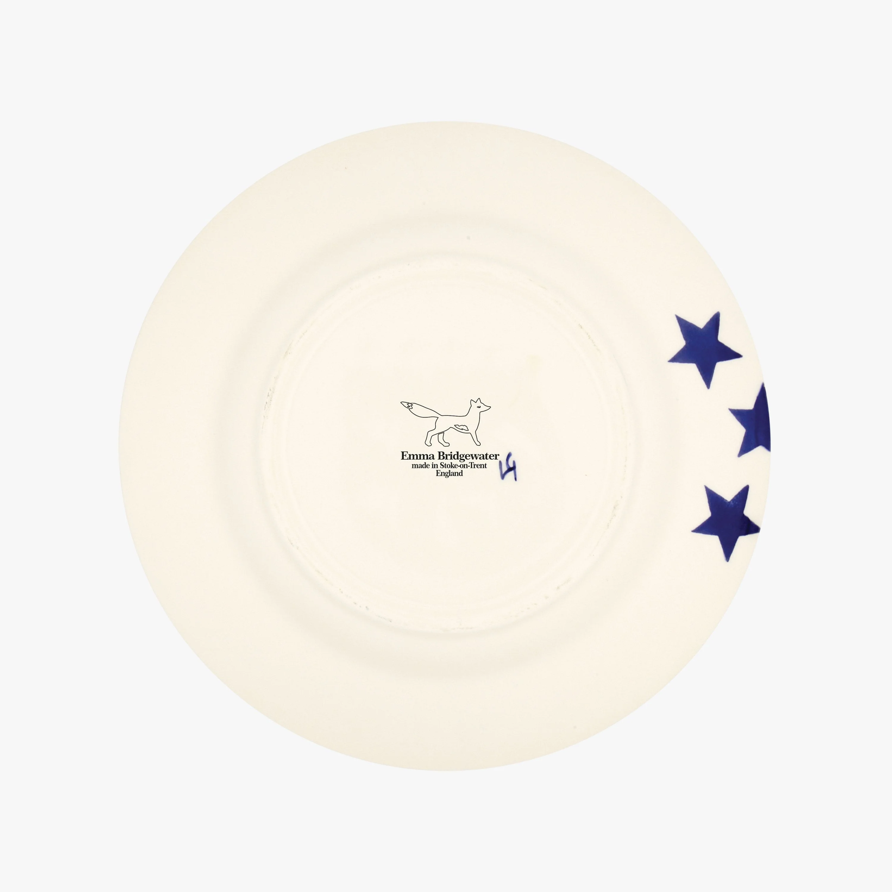 Seconds Blue Star Medium Dinner Plate, 8.5 Inch - Image 3