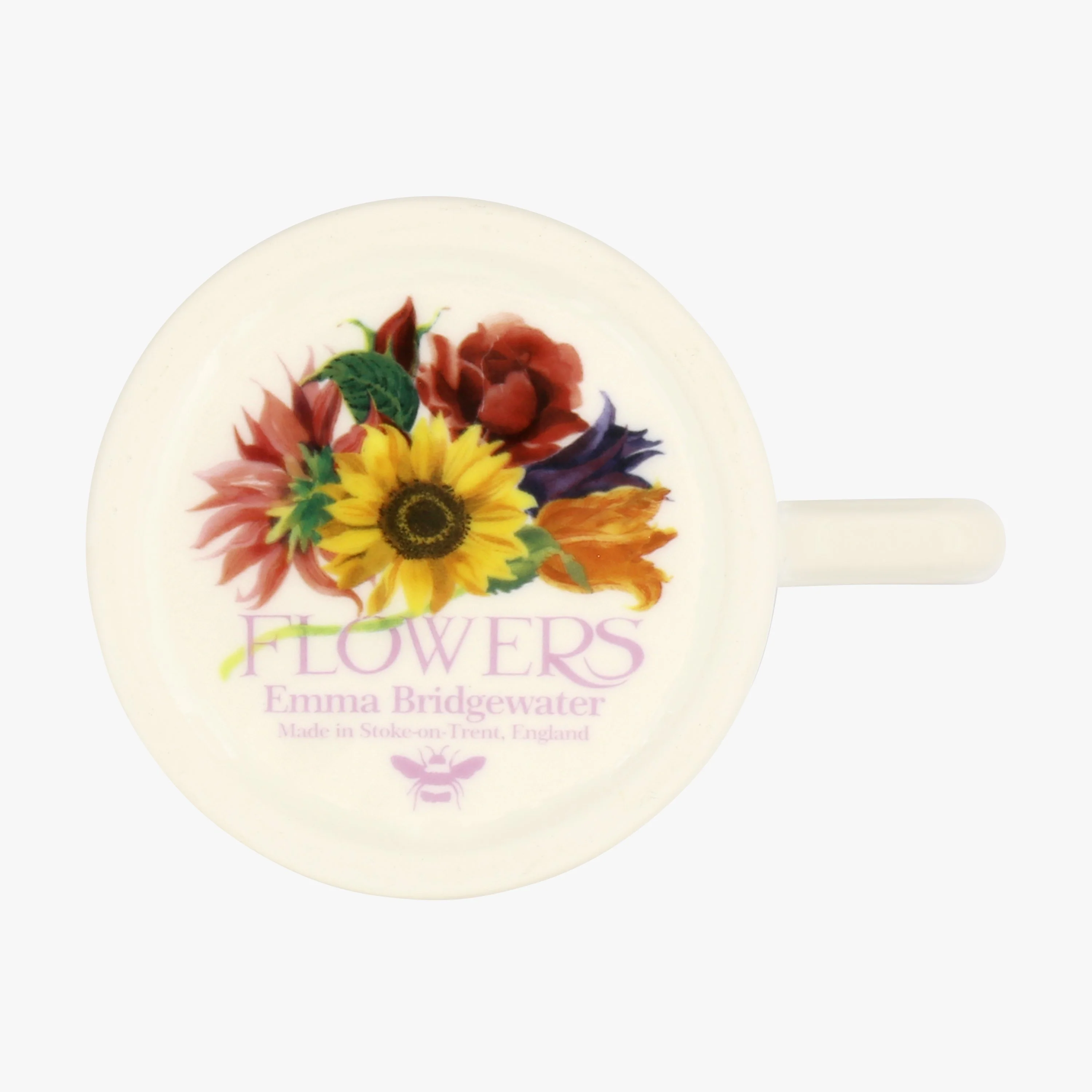 Seconds Blue Iris 1/2 Pint Mug - Image 4