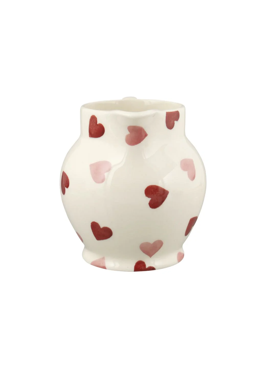Seconds Pink Hearts 1/2 Pint Jug - Image 5