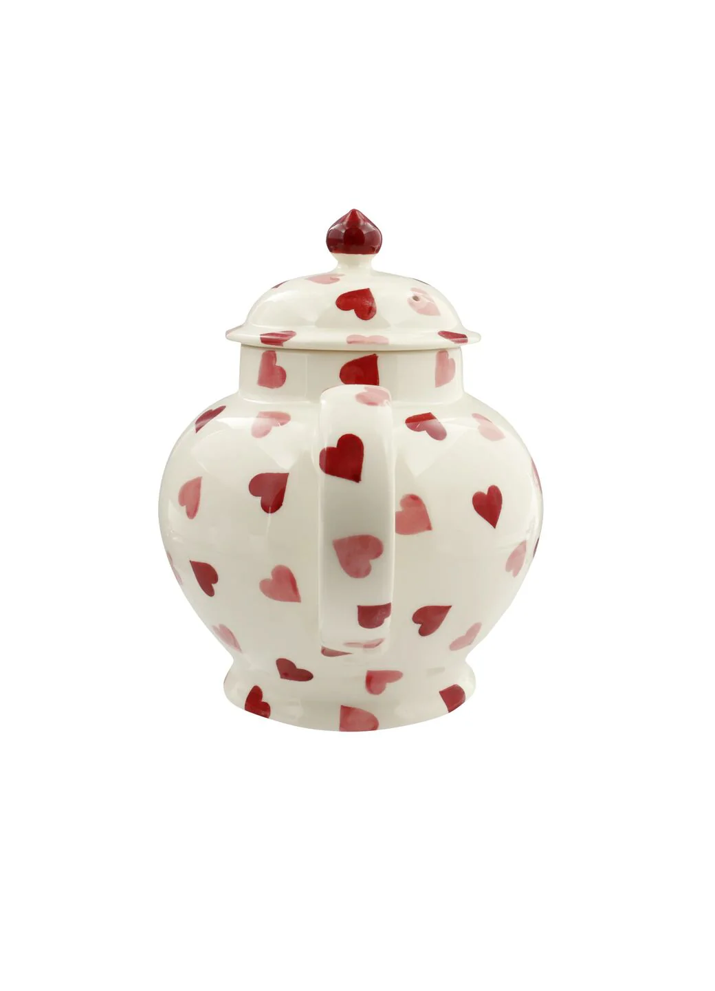 Seconds Pink Hearts 4 Mug Teapot - Image 4