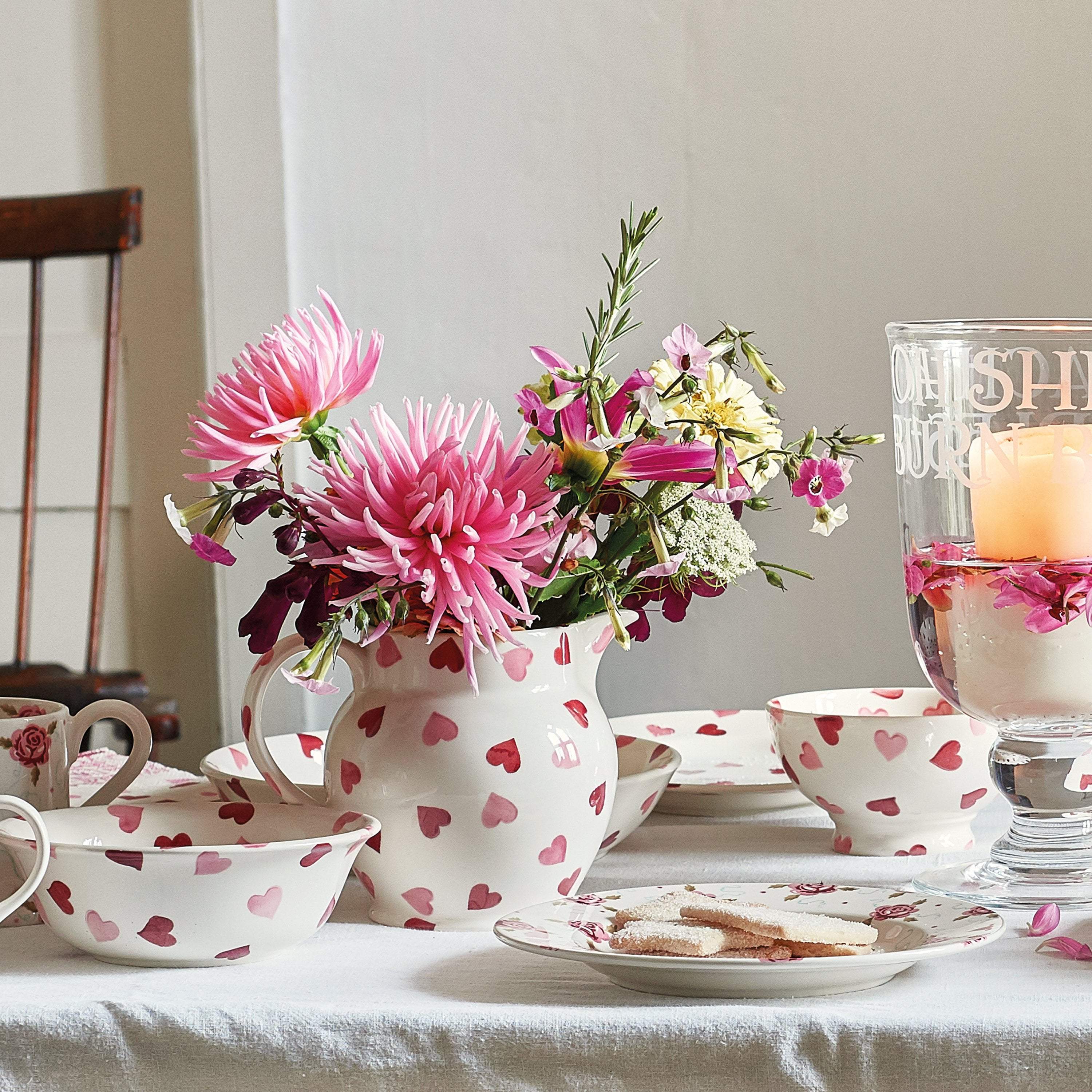 Seconds Pink Hearts Cereal Bowl - Image 4