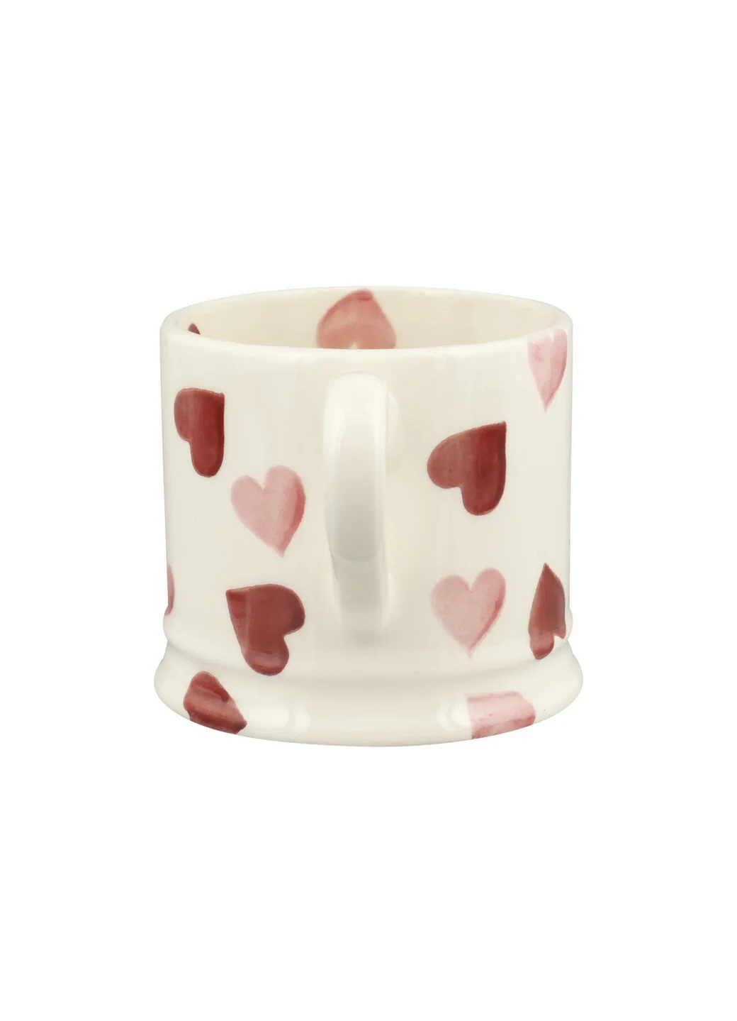 Seconds Pink Hearts Small Mug - Image 3
