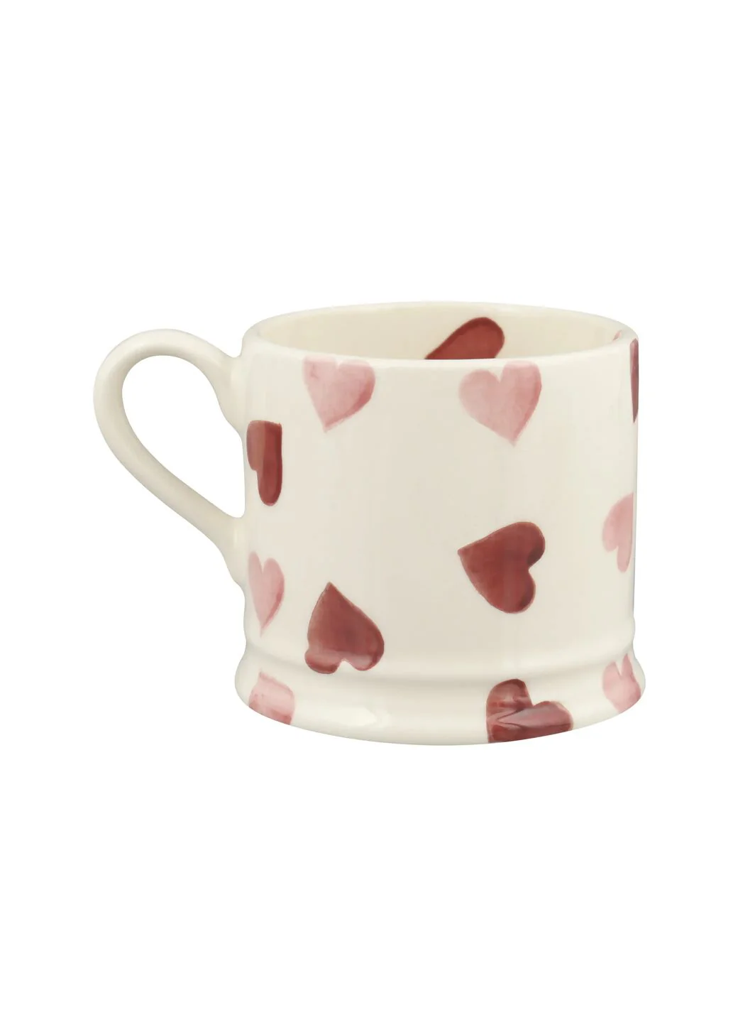 Seconds Pink Hearts Small Mug - Image 4