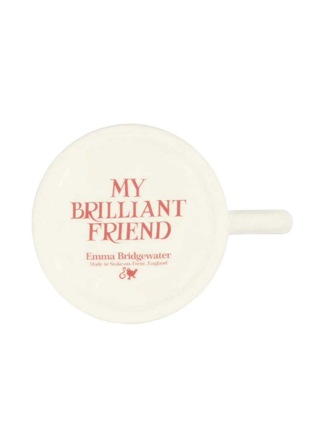 Seconds Pink Toast My Brilliant Friend 1/2 Pint Mug - Image 6
