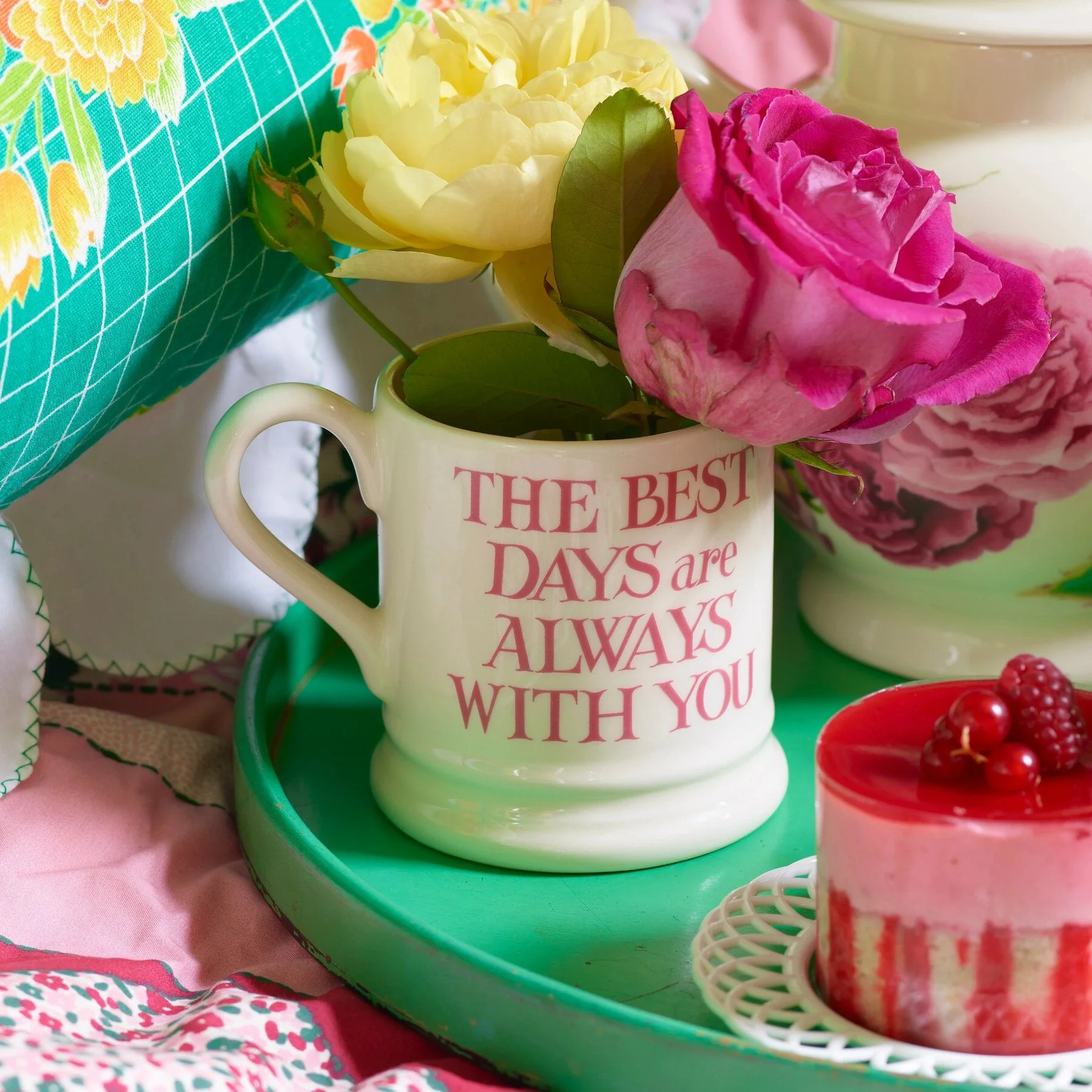 Seconds Pink Toast My Brilliant Friend 1/2 Pint Mug - Image 7
