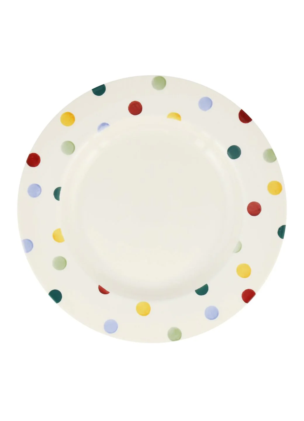 Seconds Polka Dot Large Dinner Plate, 10.5 Inch - Image 2