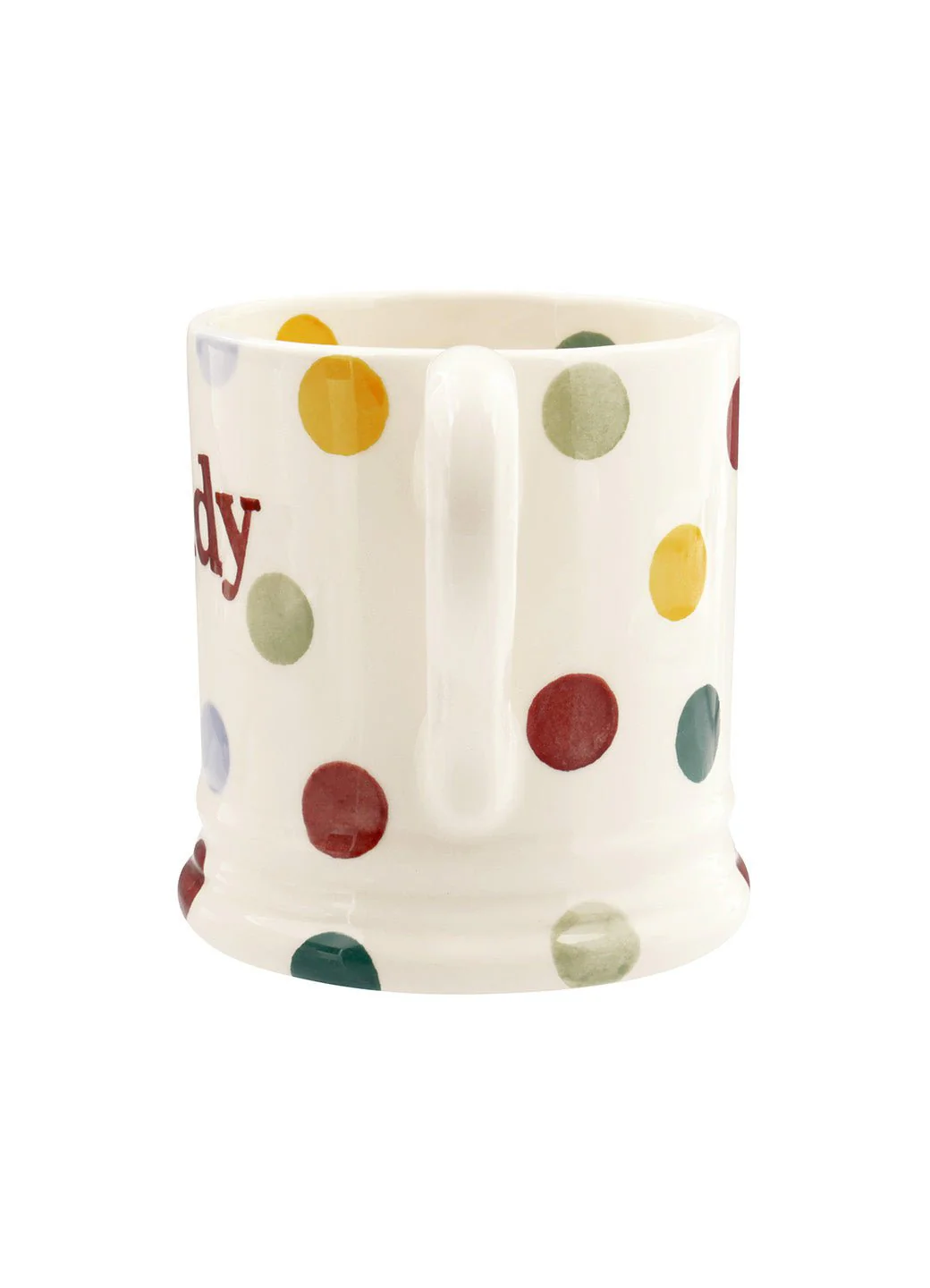 Seconds Polka Dot Daddy 1/2 Pint Mug - Image 3