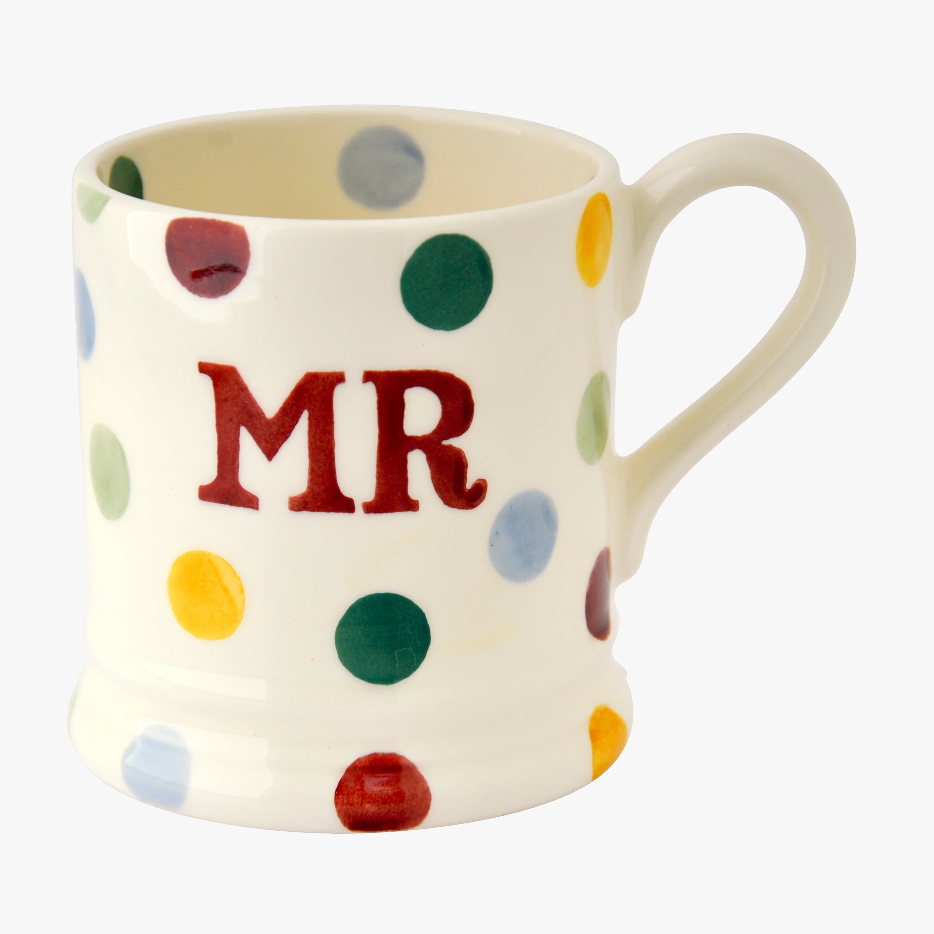 Seconds Polka Dot Mr 1/2 Pint Mug - Image 2