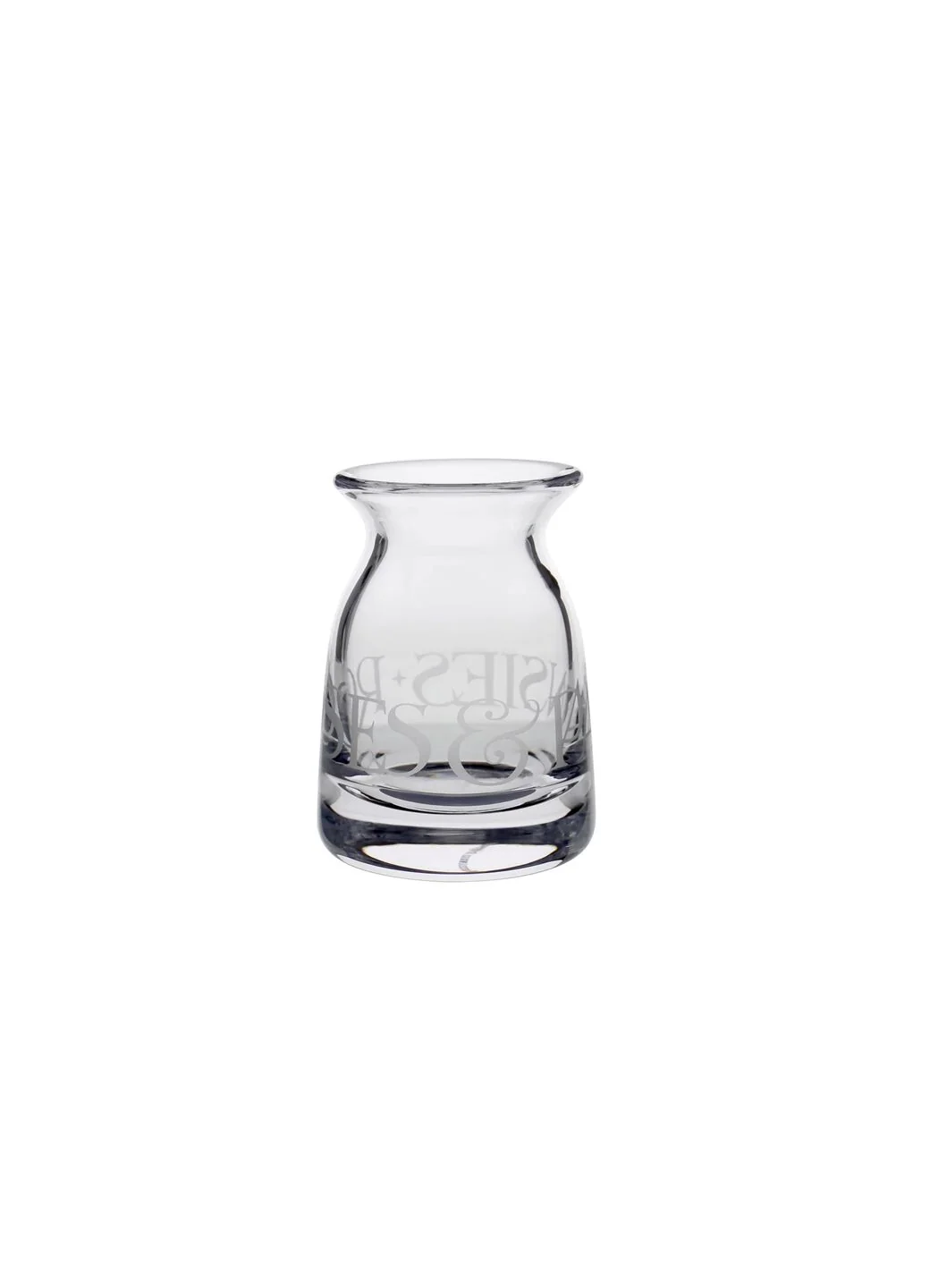 Black Toast Small Crystal Glass Vase - Image 3