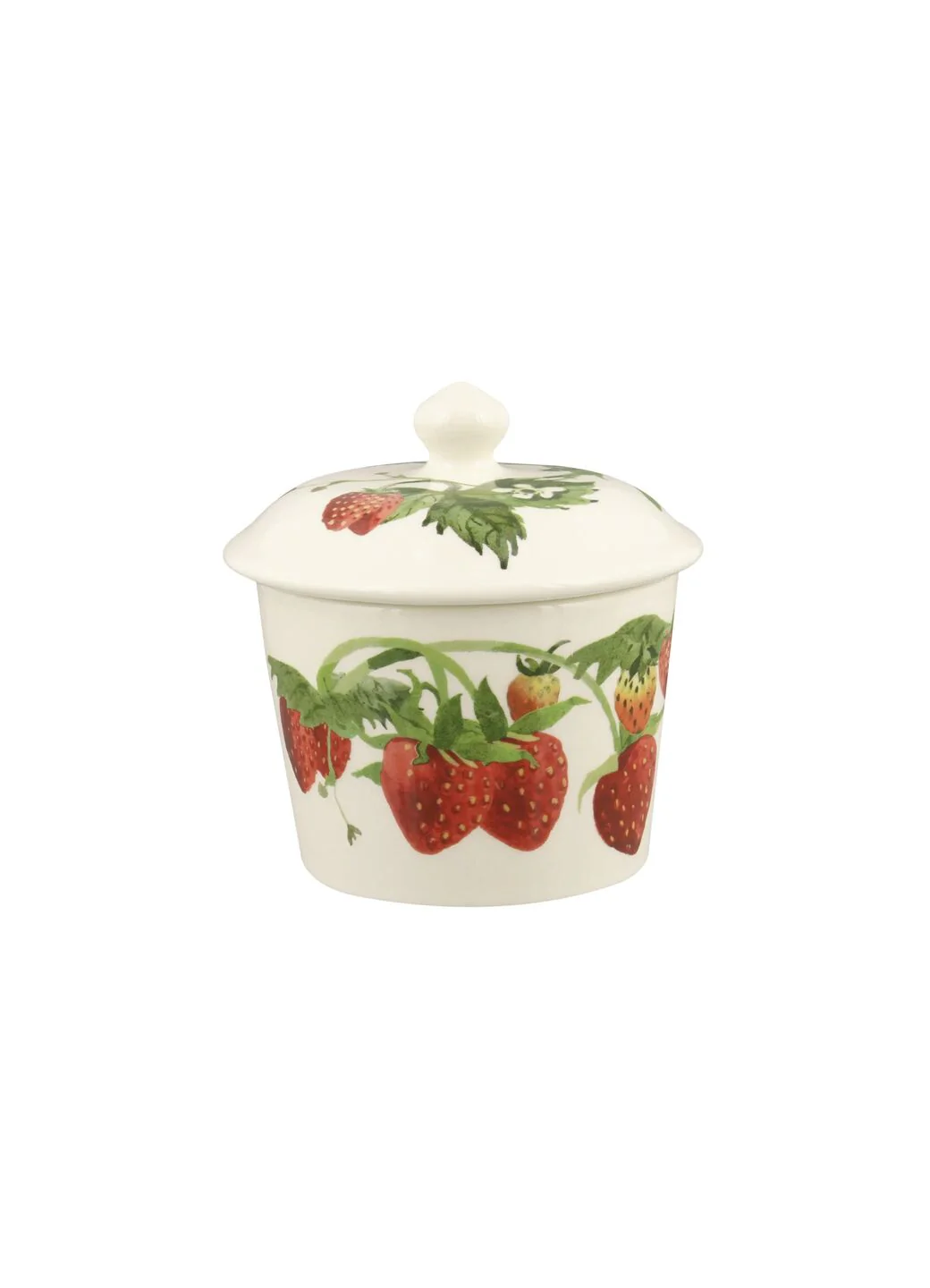 Strawberries Large Sugar Pot - Image 3