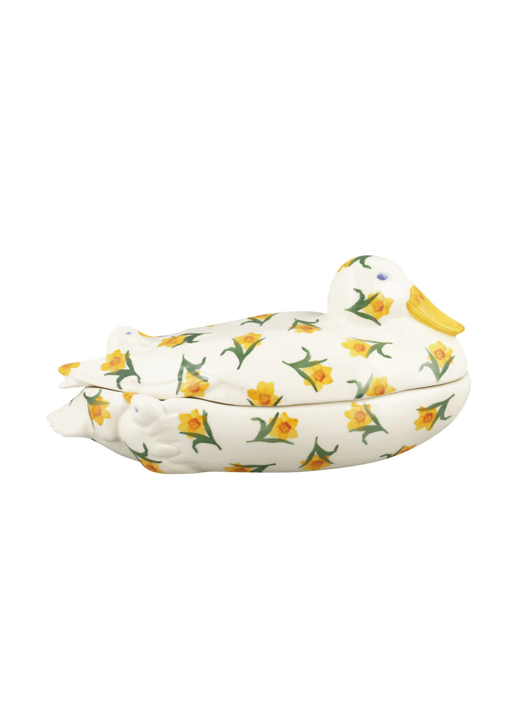 Windblown Daffodils Large Duck On Nest - Image 3