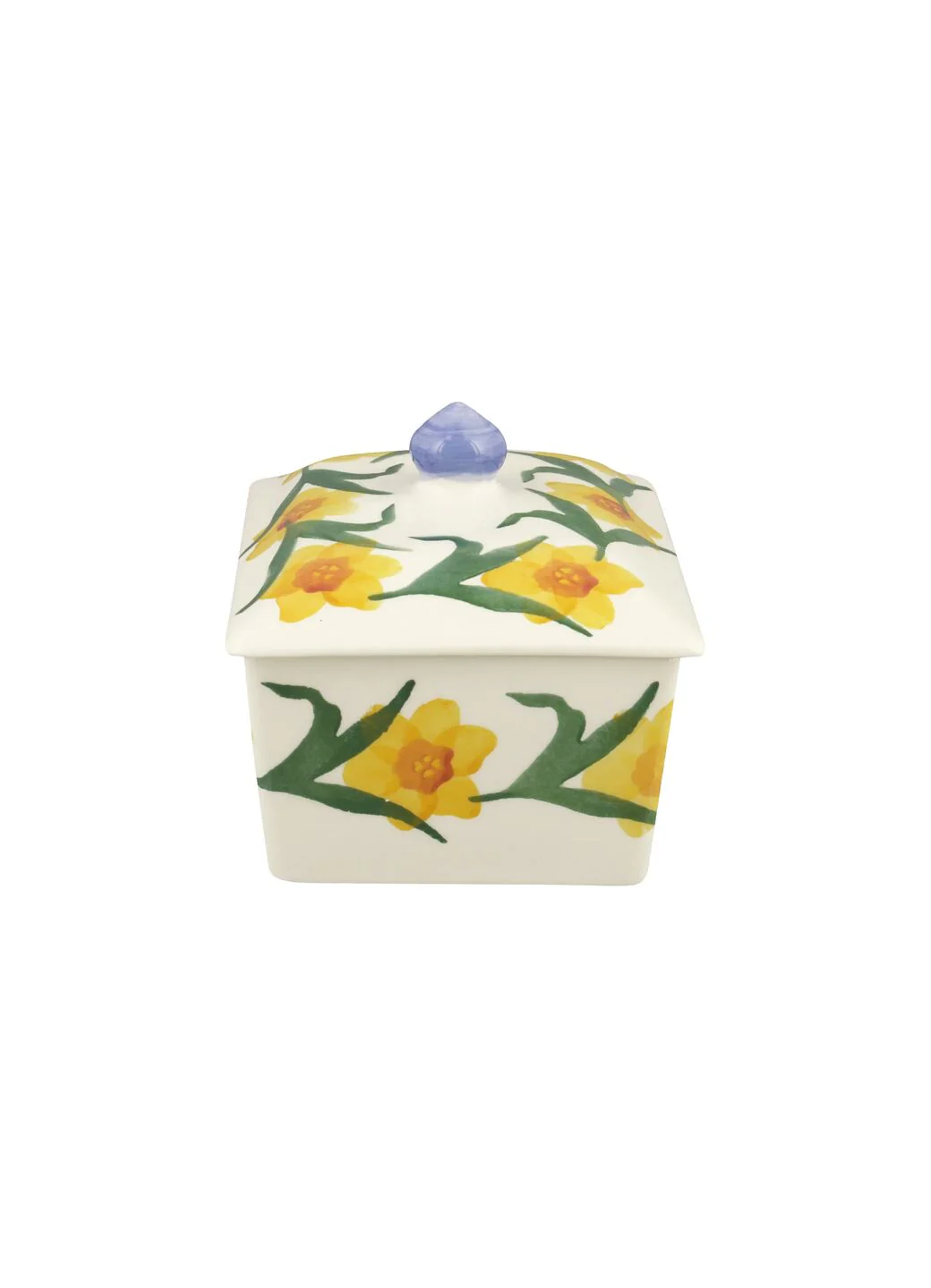 Windblown Daffodils Small Butter Dish - Image 5