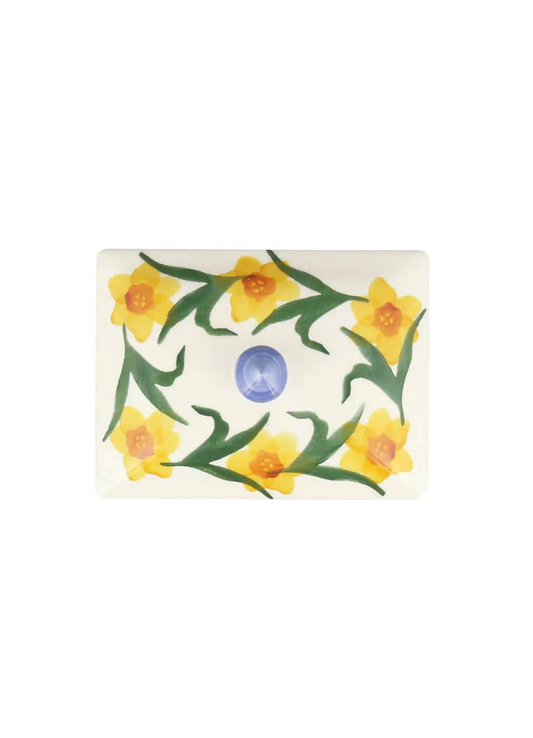 Windblown Daffodils Small Butter Dish - Image 6